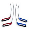 Anson PDR 4-piece set of 1/4 inch spring steel PDR tools with red and blue handles.