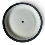 Anson PDR 3.5-inch micro waffle foam polishing pad with a white center and black outer edge for detailing.