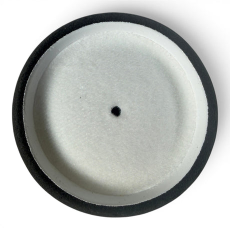 Anson PDR 3.5-inch micro waffle foam polishing pad with a white center and black outer edge for detailing.