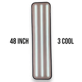 Anson PDR 48 inch X-Factor PDR light with 3 cool LED light strips and a protective rubber band.