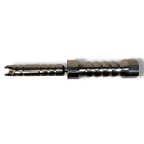 Anson PDR stainless steel slide hammer for cold glue dent repair, with textured grip and interchangeable head.