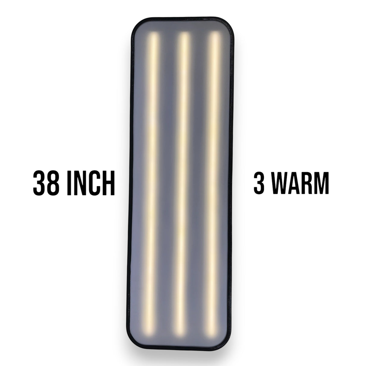 Anson PDR Elimadent 38 inch X-Factor PDR light with 3 warm LED strips and a protective rubber band.