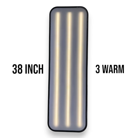 Anson PDR Elimadent 38 inch X-Factor PDR light with 3 warm LED strips and a protective rubber band.