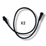 Anson PDR Elimadent black 3-foot light cord kit with quick connect system and male adapter.