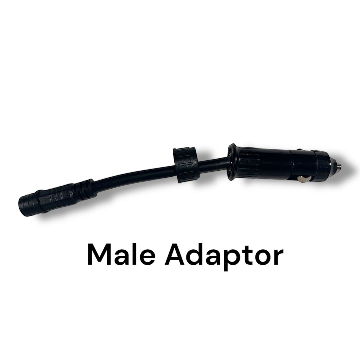 Anson PDR Elimadent black male adapter with a quick connect system and 3 feet of cable for hail lights.