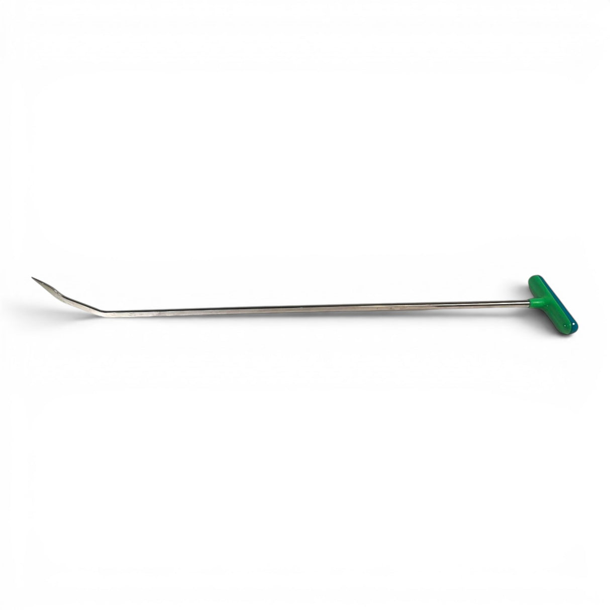 Anson PDR Tequila Tools Double Shot fixed handle PDR rod with stainless steel shaft and green T-handle.