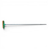 Anson PDR Tequila Tools Double Shot Fixed Handle with orange and green T-handle and stainless steel shaft.