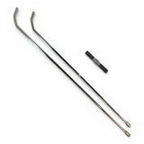 Anson PDR TEQUILA DOUBLE SHOT BLADE HUB XL SET with two stainless steel rods and a tactical T-handle.