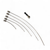 Anson PDR Tequila Rattlesnake 3/4" tail PDR tool set with compact handle. Includes five metal rods of varying lengths and one black handle.