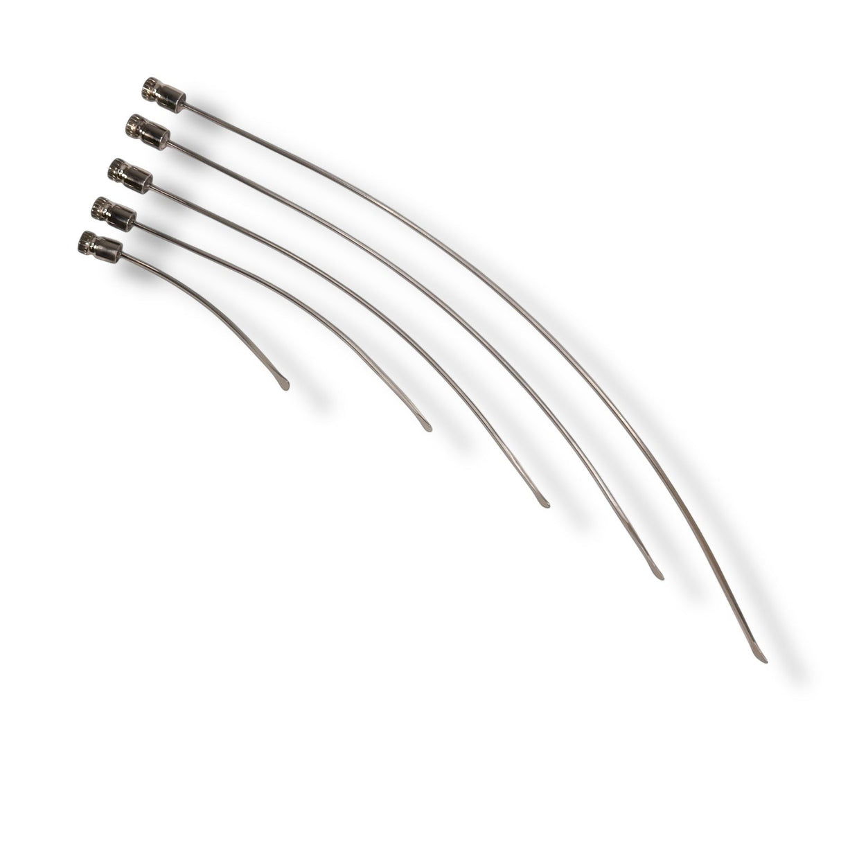 Anson PDR Tequila Rattlesnake 3/4" tail set with compact handle, pre-curved metal rods for PDR.