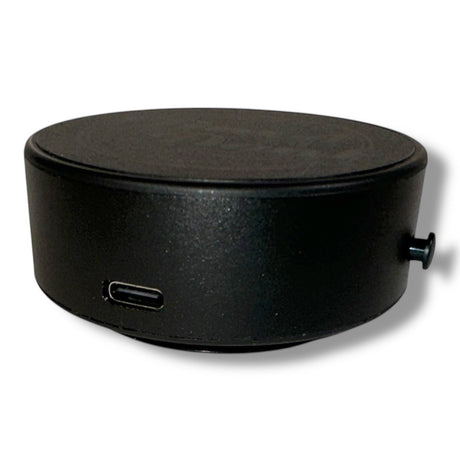 Anson PDR black auto cup base with USB-C charging port and magnetic attachment for X-Factor Flip light.