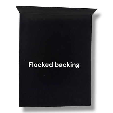 Anson PDR black polycarbonate window guard with a wide lip and flocked backing for paintless dent repair