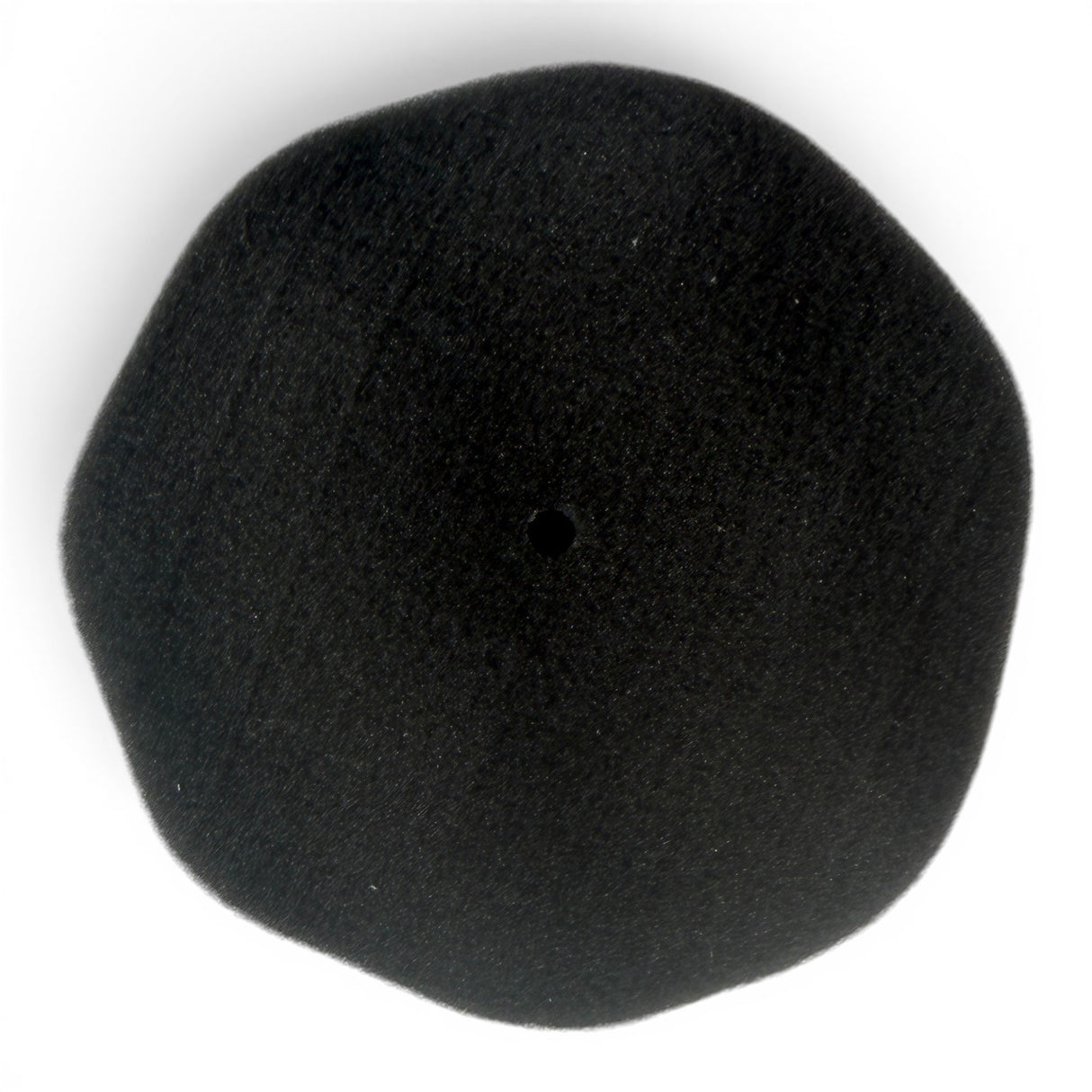 Anson PDR 3.5-inch black micro waffle foam polishing pad with a center hole for detailing