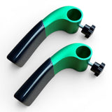 Anson PDR Black Plague Lateral Tension Adapters, green and black, used for dent repair with porta power.