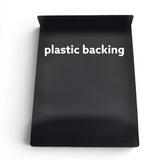 Anson PDR black polycarbonate window guard with a wide lip and flocked backing for paintless dent repair.