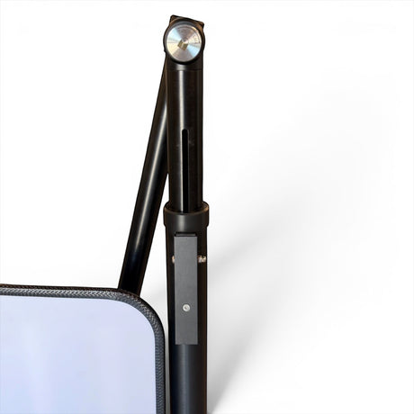 Anson PDR BLE Light Stand featuring a black aluminum adjustable post with a secure locking joint and boom arm.