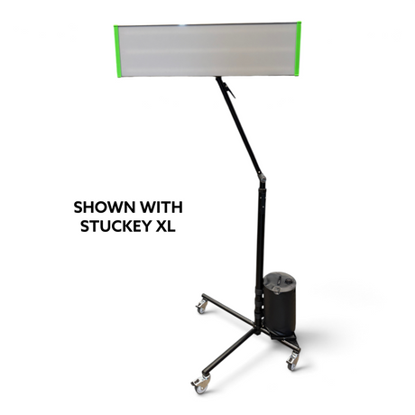 Anson PDR BLE Anson PDR X portable dent repair light stand with adjustable height and locking casters in a shop