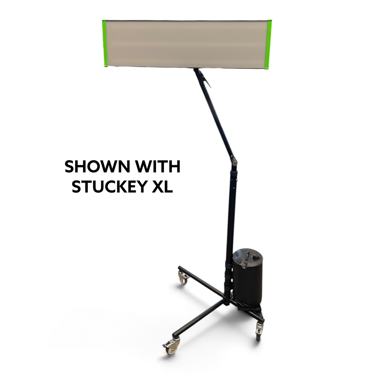 Anson PDR BLE X portable dent repair lighting stand with adjustable height, locking casters, and battery mount.
