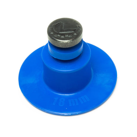 Anson PDR Dead Center SuperTab blue glue tab with 18mm smooth face and threaded Stafast system for dent repair
