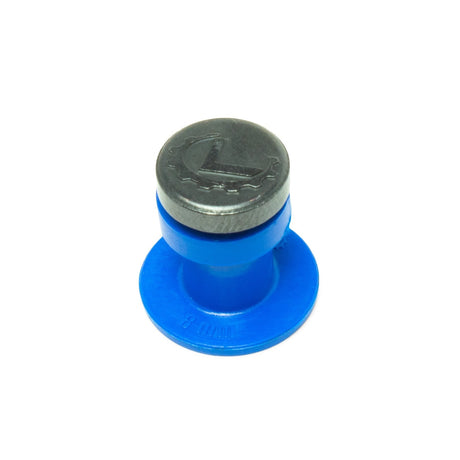 Anson PDR Dead Center SuperTab blue glue pulling tab with a threaded metal base for paintless dent repair
