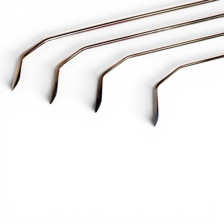 Anson PDR TEQUILA TOOLS CABALLERO 2 double bend PDR rods with sharp leading edges.