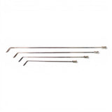 Anson PDR TEQUILA TOOLS CABALLERO 1 HUB SET, a set of 4 metal PDR rods with single pick blade tips and single bends.