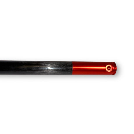 Anson PDR Dead Dent Tools The Wood XL carbon fiber hail rod with a red comfort grip handle and tip attachment point.