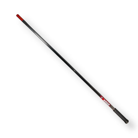 Anson PDR Dead Dent Tools The Wood 56-inch solid carbon fiber hail rod with a comfort grip handle and red tip.