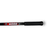 Anson PDR Dead Dent Tools The Wood 56-inch carbon fiber hail rod featuring a black comfort grip handle.