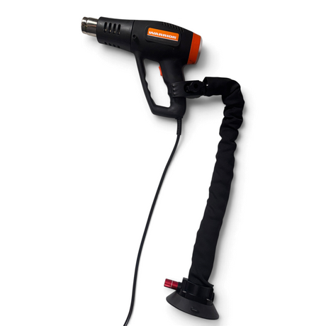 Anson PDR The Claw heat gun mount with a black flexible spinal cord arm and a 4.5-inch suction cup base.