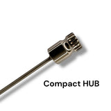 Anson PDR Compact HUB metal dent repair tool attachment with a grooved connector for PDR systems.