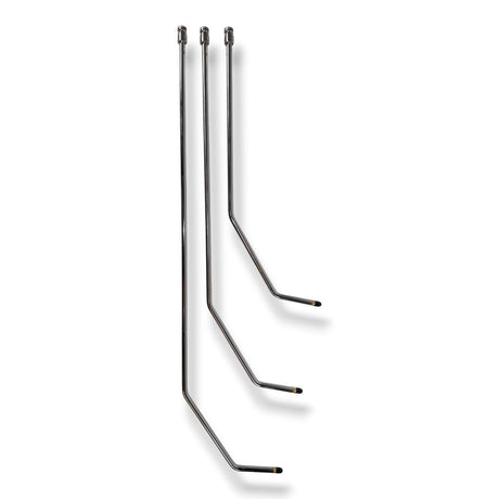 Anson PDR Compact Hub Fender Tool Rods in 18", 24", and 30" lengths. Metal rods with angled tips for precision access in tight spaces.