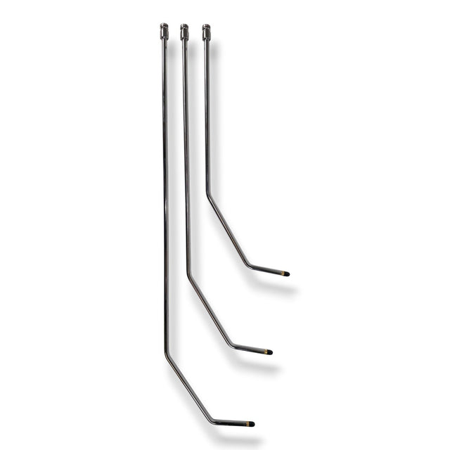 Anson PDR Compact Hub Fender Tool Rods in 18", 24", and 30" lengths. Metal rods with angled tips for precision access in tight spaces.