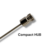 Anson PDR Compact HUB stainless steel rod attachment for paintless dent repair with a precision gear-style connector.