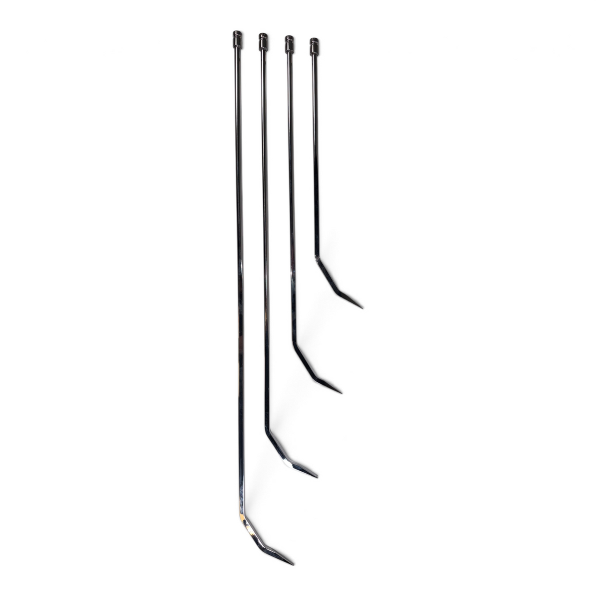 Anson PDR Compact HUB double shot sharp rods in stainless steel with double bend design for paintless dent repair.