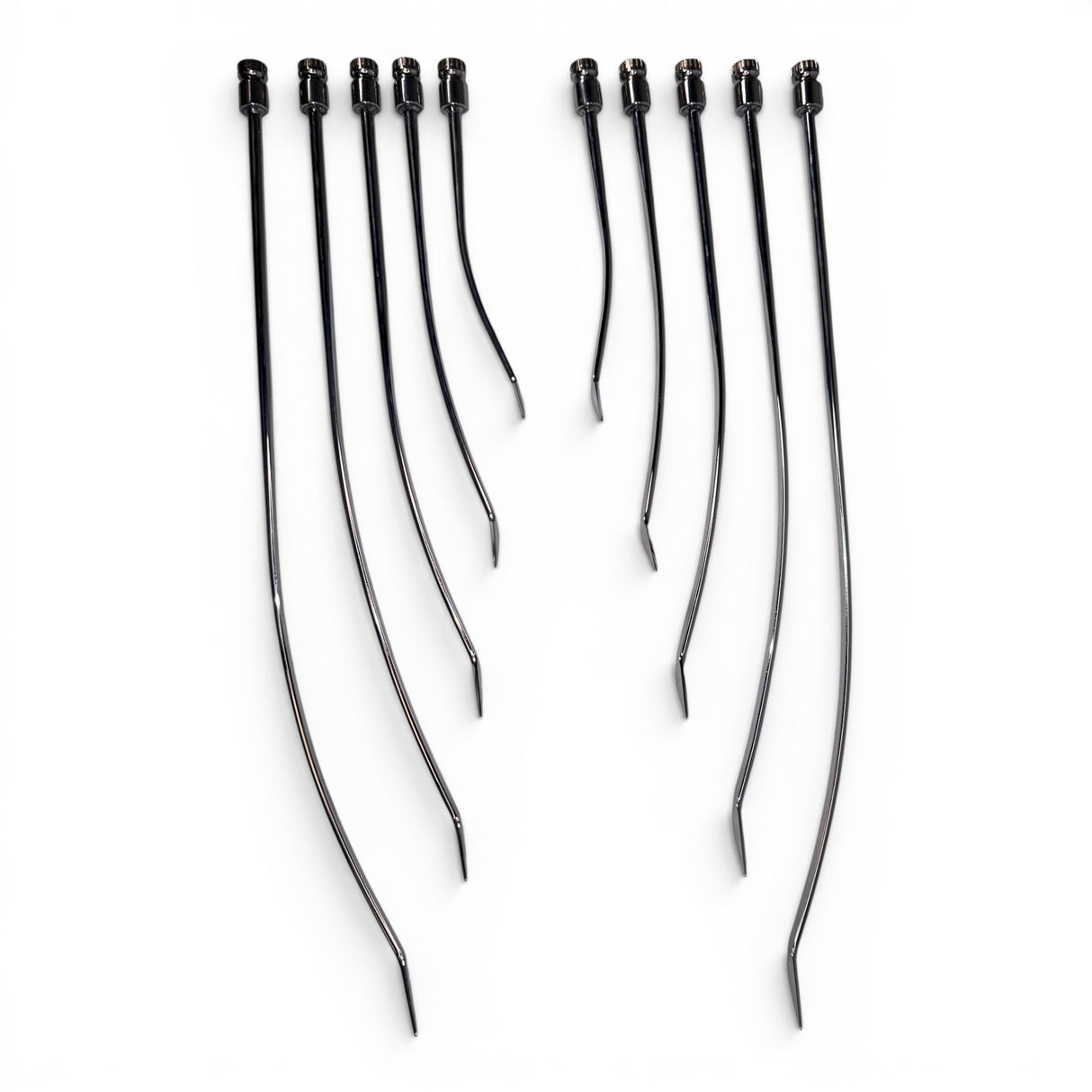Anson PDR COMPACT HUB Tequila Indexing Arched Hand Tool set, made of stainless steel, for PDR repairs.