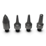 Anson PDR Dead Dent Tools 4-piece ballistic knockdown tip set for paintless dent repair with various point shapes.