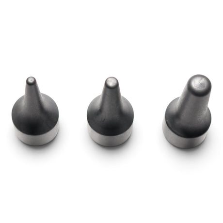 Anson PDR Dead Dent Tools 3-piece ballistic knockdown tip set including Pee Wee, Firing Pin, and Silencer tips.