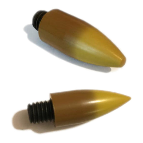 Anson PDR Dead Dent Tools Match Grade Tip combo, brown and yellow, threaded base.
