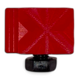 Anson PDR Dent Slayer Slay-Go red modular leverage block component with a black plastic locking screw for dent repair.