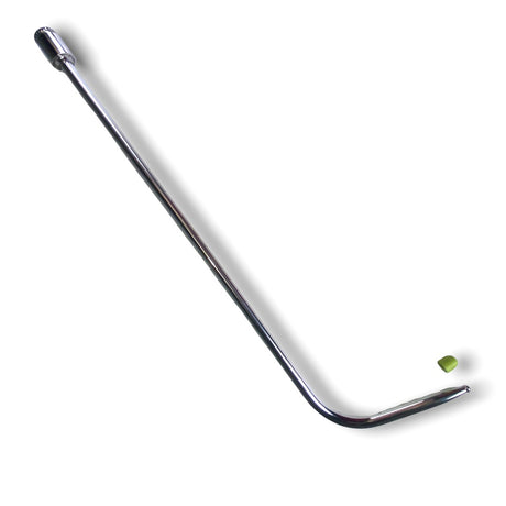 Anson PDR Tequila Tools Door Lord BB tip Hub, 20" long, 7/16" diameter metal rod with 85° angle and green apple pushing tip.
