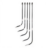 Anson PDR Door Lord compact hub set featuring five chrome metal paintless dent repair tools with sharp tapered tips.