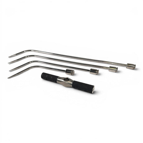 Anson PDR Tequila Tools Door Lord Sharp Hub Set with Tactical T-Handle, four stainless steel rods with sharp tips and a black T-handle.