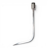 Anson PDR Tequila Tools Door Lord Sharp Hub rod with a 5-inch kick, sharp tip, and knurled end. Metal construction.
