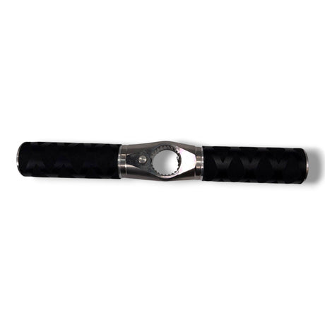 Anson PDR double shot sharp hub set with tactical T-handle, stainless steel, black grips.