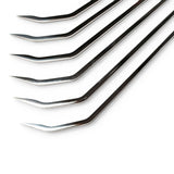 Anson PDR stainless steel double bend sharp tip rods for PDR tools, set of 6.