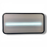 Anson PDR Elimadent X-Factor Mini 14" PDR light with a bright blue LED strip and black protective band.