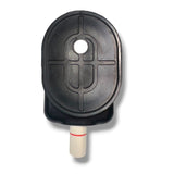 Anson PDR Elimadent X-Factor Mini wide 20" PDR light with black ridged housing and white stem.