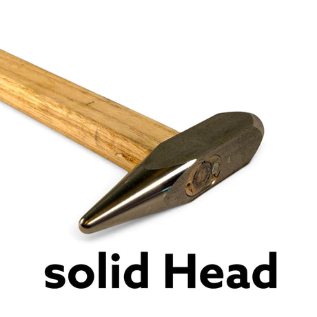 Anson PDR 28-inch extended blending hammer with a solid stainless steel head and a natural oak wood handle.