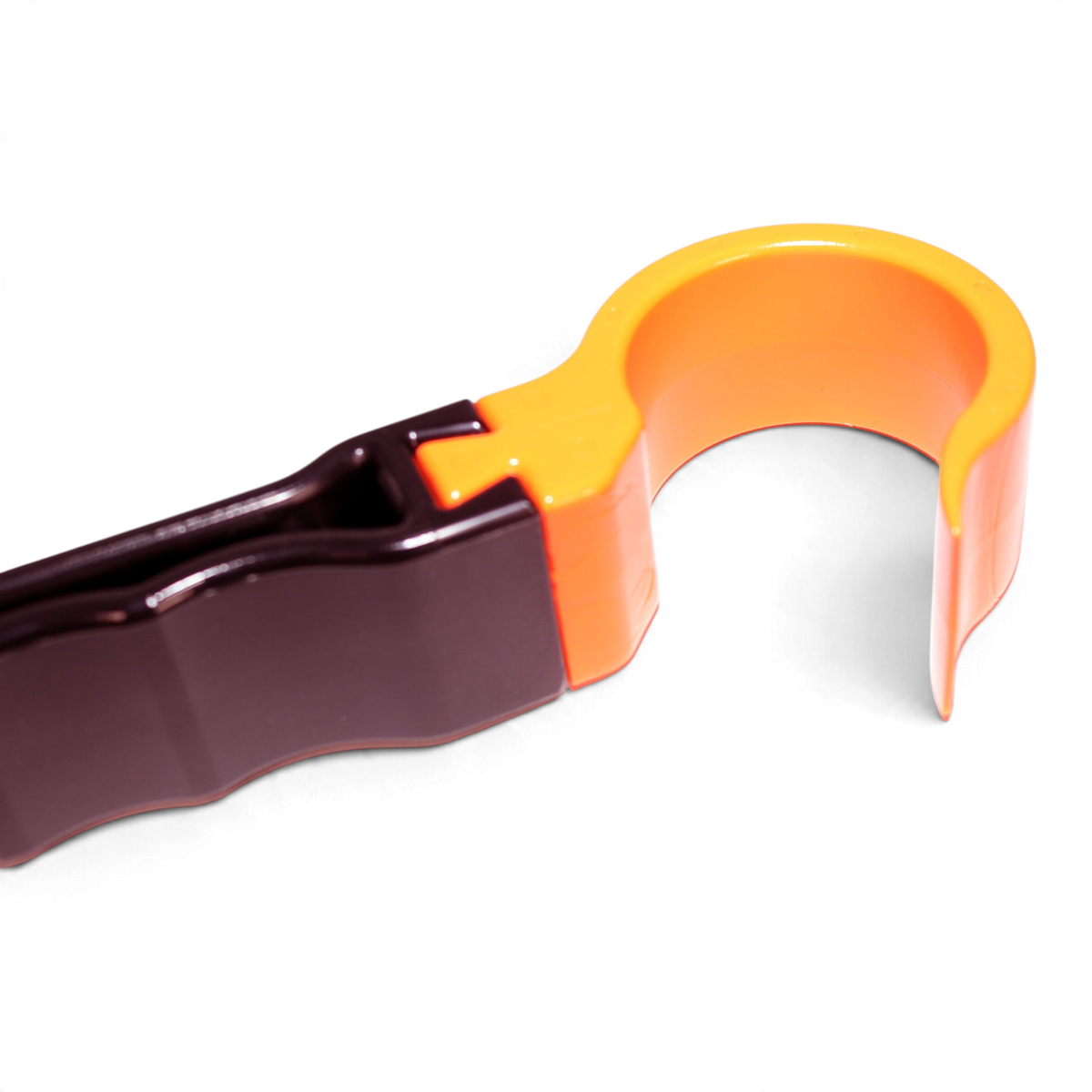 Anson PDR Fender Bender orange hook tool for paintless dent repair on a white background